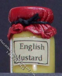 (image for) Miniature Homemade English Mustard in Wax Sealed Jar