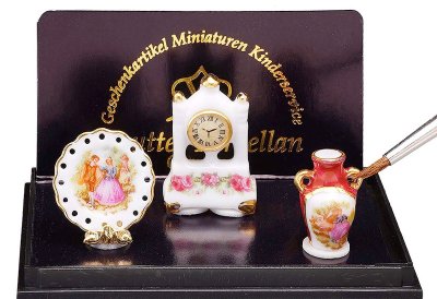 (image for) Miniature Baroque Fireplace Decorations
