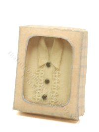 (image for) Vintage Miniature Dress Shirt in Box for Dollhouses