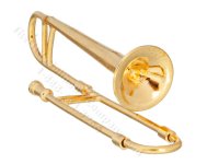 (image for) Miniature 2.2" Trombone For Dollhouses