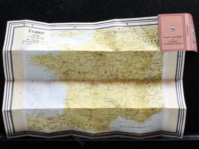 (image for) Miniature Map of France for Dollhouses