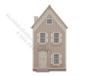 RGT CC44, Front Opening Country Lane Dollhouse Kit (image for) RGT CC44, Front Opening Country Lane Dollhouse Kit