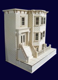 (image for) Park Ave. Grand Mansion Laser Cut Dollhouse Kit