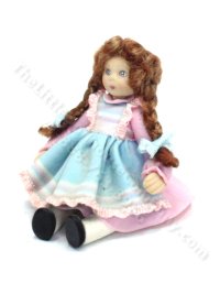 (image for) Miniature Little Girl Doll by Lori Ann Potts