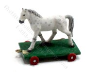 (image for) Miniature Vintage Pull Horse Toy for Dollhouses