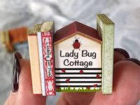 (image for) Miniature Little Book House - Lady Bug Cottage Kit