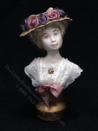 (image for) Miniature Dressed Bust for Dollhouses
