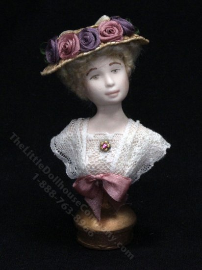 (image for) Miniature Dressed Bust for Dollhouses