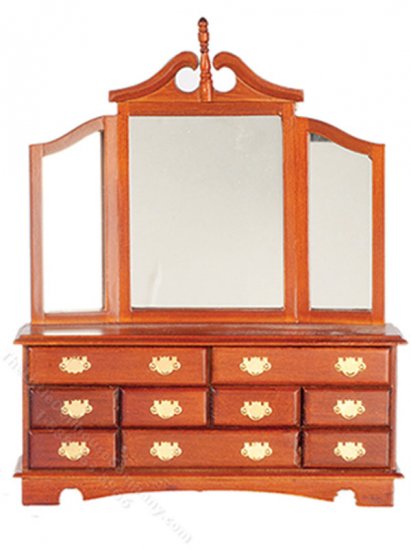 (image for) Miniature As-Is Victorian Dresser with Mirror
