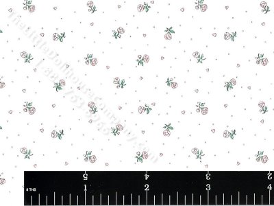 (image for) Petite Fleur Miniature Wallpaper for Dollhouses - Blue