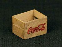 (image for) Dollhouse Miniature Coca-Cola Wooden Crate