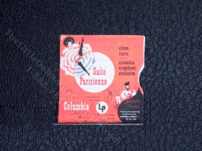 (image for) Miniature "Gaite Parisienne" Vinyl Record for Dollhouses
