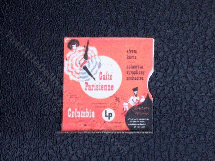 (image for) Miniature "Gaite Parisienne" Vinyl Record for Dollhouses