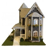 (image for) 1:48 Scale St Beckham Victorian Gothic Dollhouse Kit