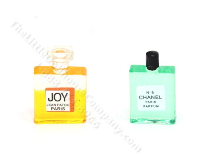 (image for) Miniature Designer Perfume Bottles for Dollhouses 1/pk