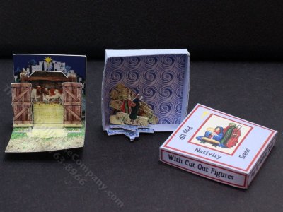 (image for) Miniature Pop-Up Toy Nativity in a Box