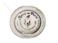 (image for) Miniature "April in Paris" Commemorative Pewter Plate
