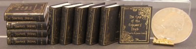 (image for) Miniature Reproduction Sherlock Holmes Books for Dollhouses