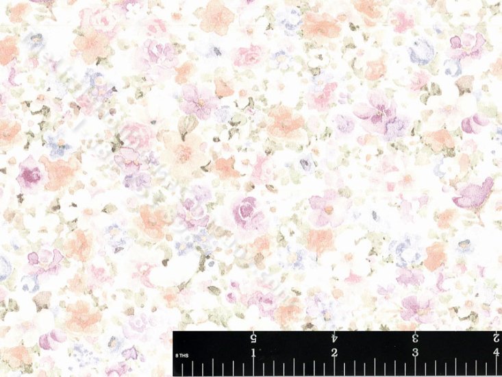 (image for) Peach and Purple Watercolour Miniature Wallpaper for Dollhouses