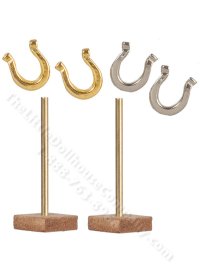 (image for) Miniature Horseshoes and Stakes for Dollhouses