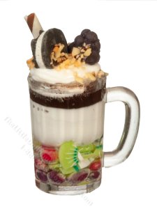 (image for) Miniature Chocolate Smoothie for Dollhouses