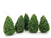 (image for) Miniature 1-1/2" Blue Spruce Tree for Dollhouses, 5/pkg