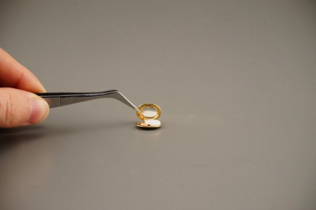 (image for) Miniature Metal Powder Box/Compact