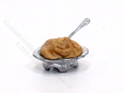(image for) Miniature Dish of Mashed Potatoes for Dollhouses