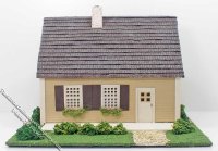 (image for) Quarter Scale Cape Cod Beach Cottage Dollhouse Kit