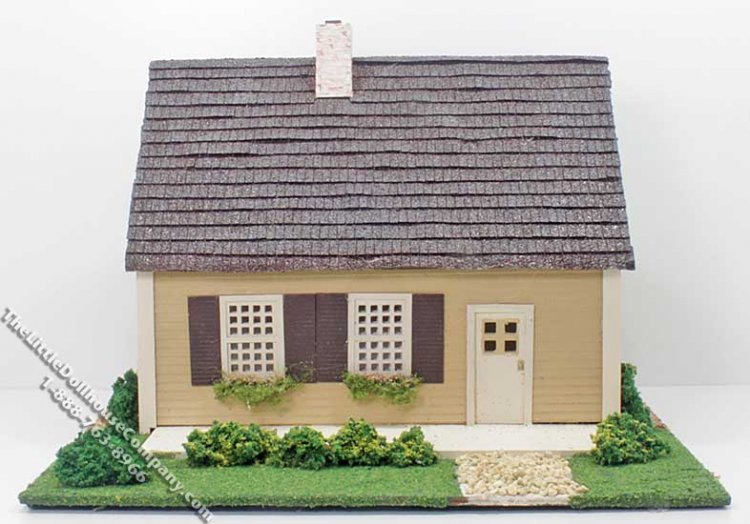 (image for) 1:48 Scale Cape Cod Beach Cottage Dollhouse Kit