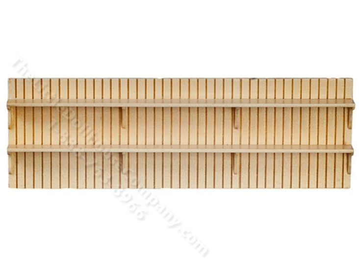 (image for) Miniature Whitewash Plate Rack for Dollhouses