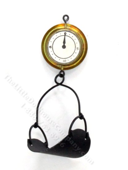 (image for) Miniature Hanging Scales for Dollhouses