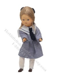 (image for) As-Is Vintage Pair of Boy and Girl Dolls in Sailor Suits by Erna Meyer