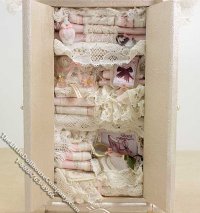 (image for) Miniature Dressed Overstuffed Blanket Closet by Danielle Designs