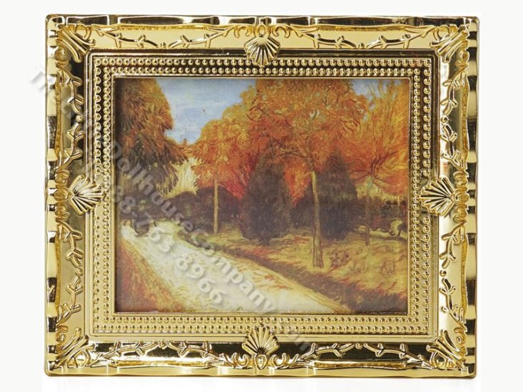 (image for) Miniature Gold Framed Landscape Scene