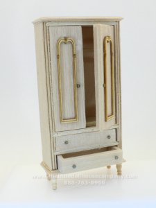 (image for) Miniature Unfinished Wardrobe (1/2 Scale)