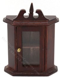(image for) Miniature Mahogany Curio Cabinet
