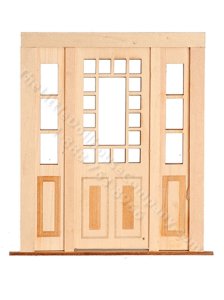 (image for) Dollhouse 17 Light, 2 Raised Panel Sidelight Door