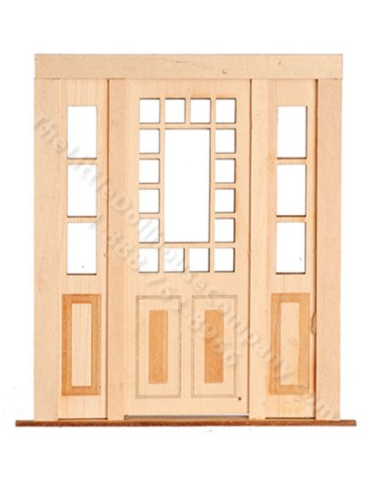 (image for) Dollhouse 17 Light, 2 Raised Panel Sidelight Door