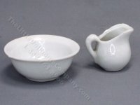 (image for) Miniature Pitcher And Large Bowl For Dollhouses