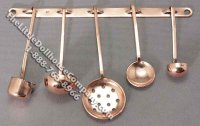 (image for) Miniature Copper Ladle Set for Dollhouses