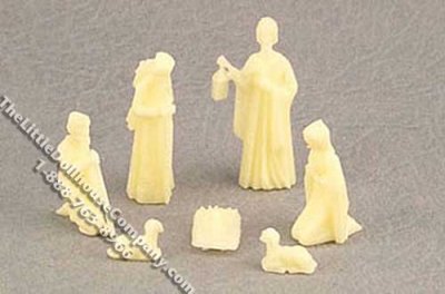 (image for) Miniature Nativity Set for Dollhouses