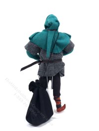 (image for) Miniature Full Scale Medieval Rat Catcher Doll