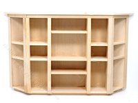 (image for) Miniature Unfinished Entertainment Centre for Dollhouses