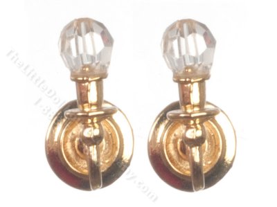 (image for) Miniature Non-Electric Wall Sconces for Dollhouses