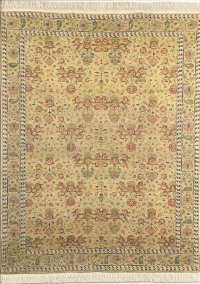 (image for) Reds and Greens on Camel Background Carpet