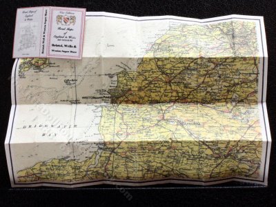 (image for) Miniature Map of Bristol, Wells, and Weston for Dollhouses