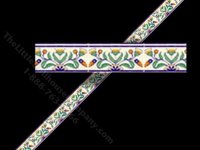 (image for) 1:24 Scale Dollhouse Faux Marble Wallpaper Border