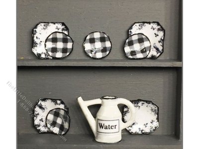 (image for) 1:48 Scale Plates & Pitcher Kit