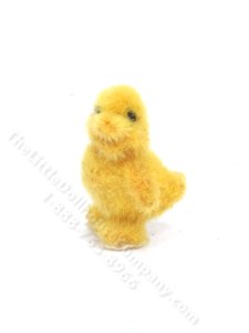 (image for) Miniature Fuzzy Yellow Duckling for Dollhouses